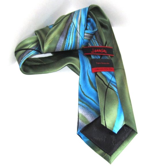 J. Garcia Collection fifty-Six 100% Silk Tie - Picture 5 of 5